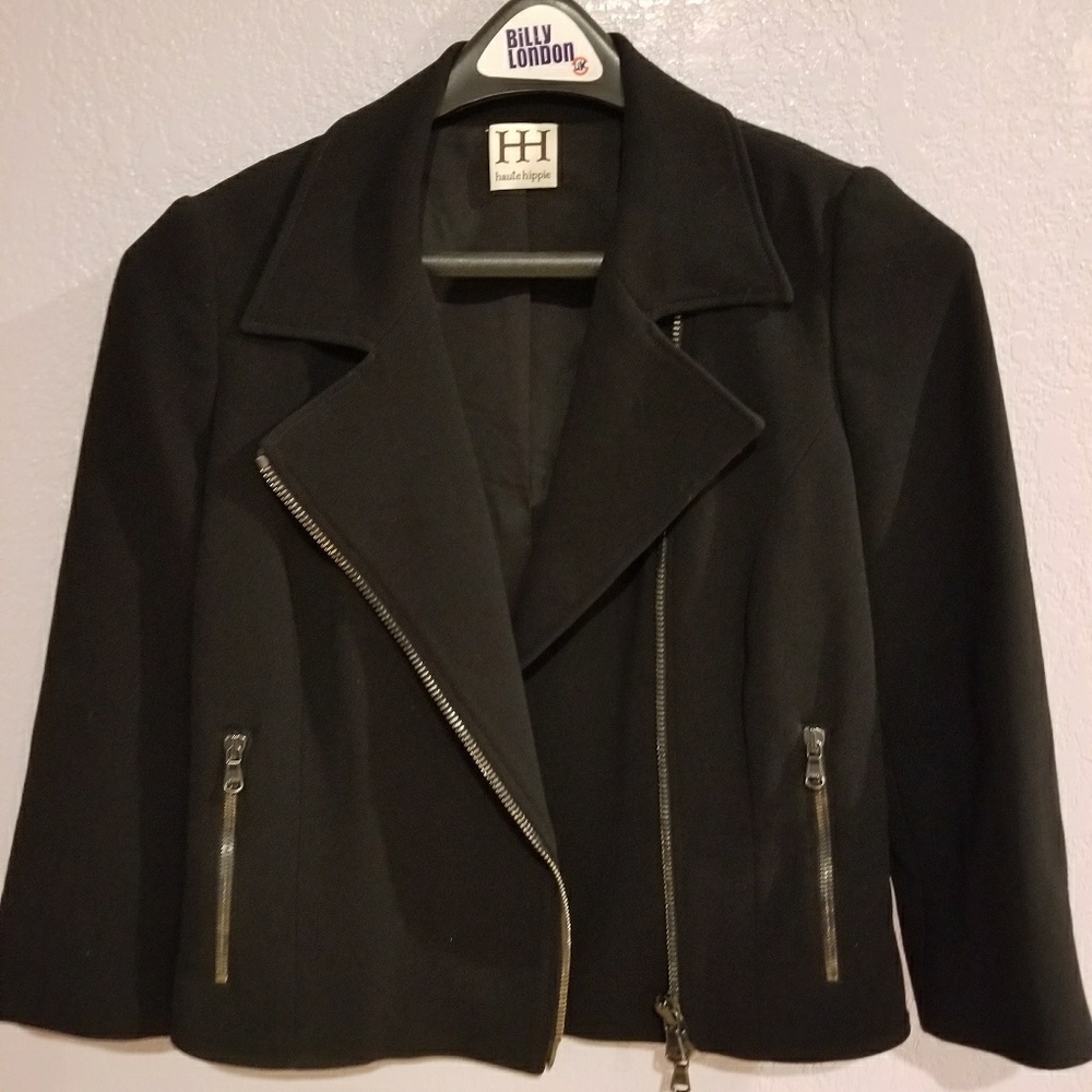Never worn Haute Hippie Crop Jacket